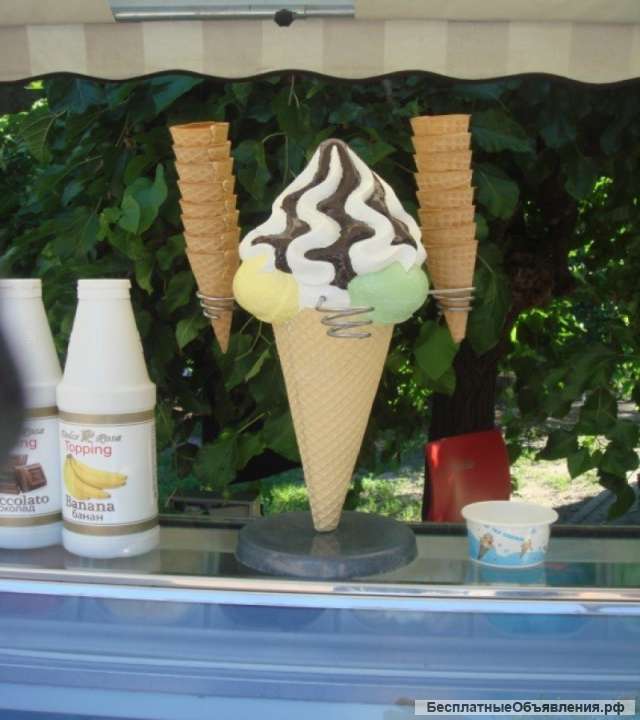 Рекламные рожки для мороженого от производителя