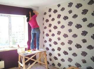 Ремонт квартир Поклейка обоев