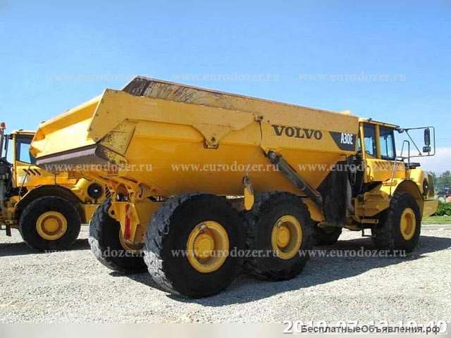 Сочлененный самосвал VOLVO A30E, 2011 г, 8240 м/ч, из Европы