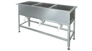 Нейтральное оборудование (столы, мойки, стеллажи и пр.) из нержавейки - Б.У.