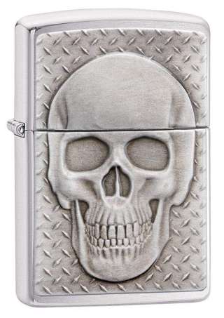 Зажигалка Zippo 29818 Skull with Brain Surprise Emblem
