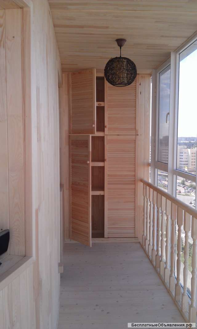 Остекление и отделка балконов, окна