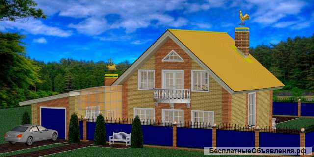 Проектирование домов. Готовые проекты. Строительные чертежи.