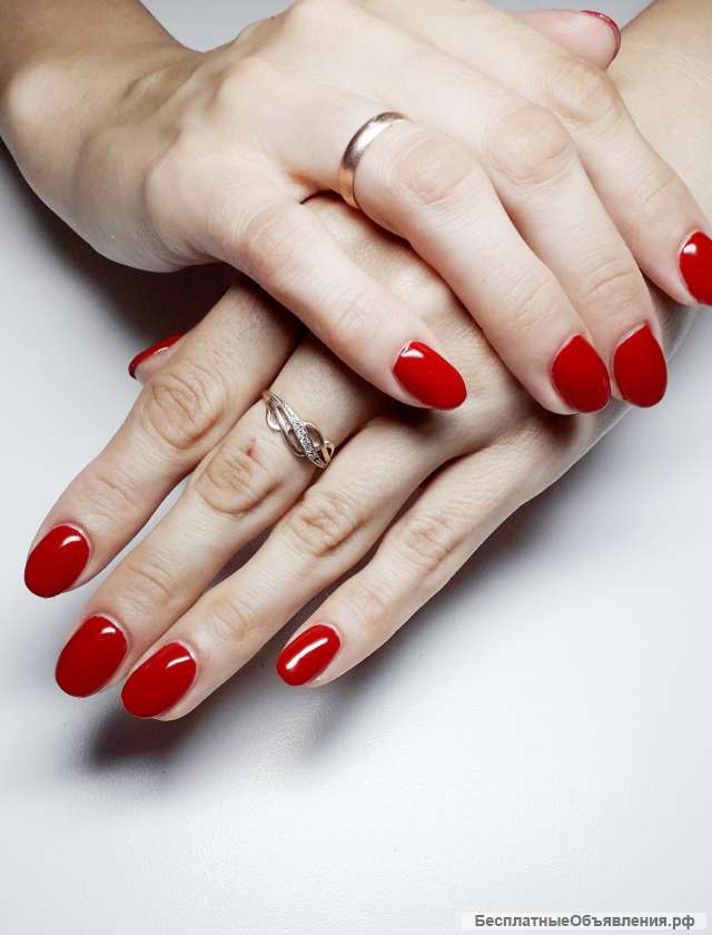 Маникюр с покрытием гель лак