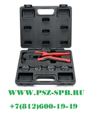 Пресс-клещи с механизмом быстрой смены матриц «КВТ»- набор CTB