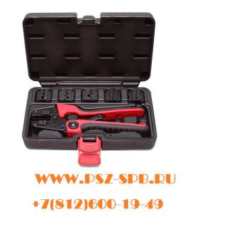 Пресс-клещи с механизмом быстрой смены матриц «КВТ»-набор CTD