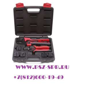 Пресс-клещи с механизмом быстрой смены матриц «КВТ» набор CTE