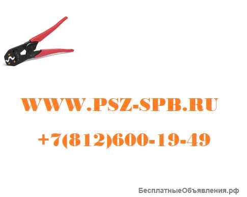 Пресс-клещи для опрессовки неизолированных наконечников- ПК-6м Новинка