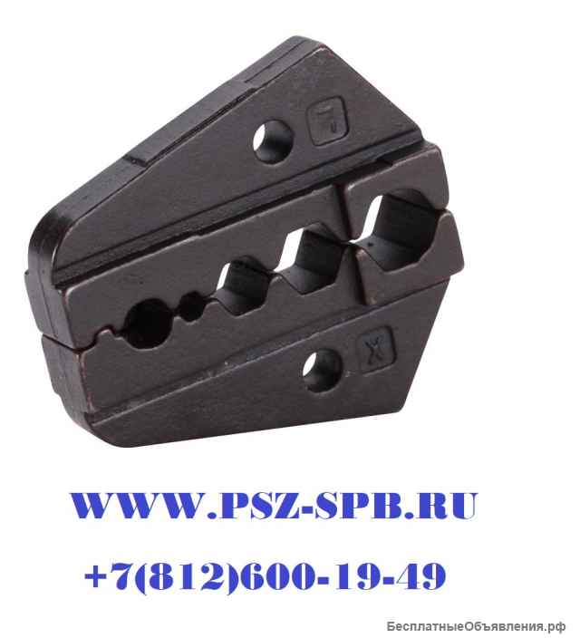 Номерные матрицы для опрессовки изолированных наконечников, гильз и разъемов с красной, синей и желт