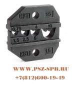 Номерные матрицы для опрессовки изолированных наконечников, гильз и разъемов с красной, синей и желт