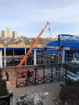 Монтаж металлоконструкций и сэндвич панели