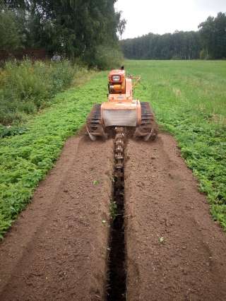 Кабель (рытье траншей)