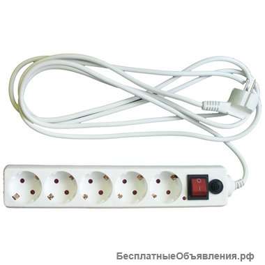 Бытовой удлинитель с выключателем Volsten