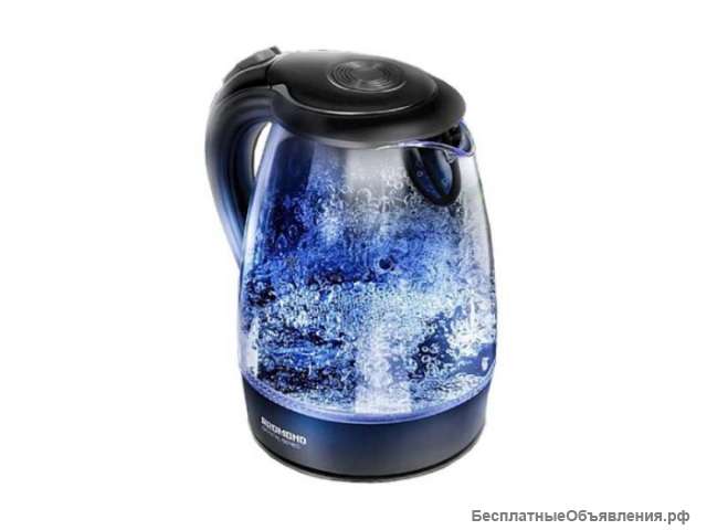 Чайник Redmond RK-G161 черный (стекло)