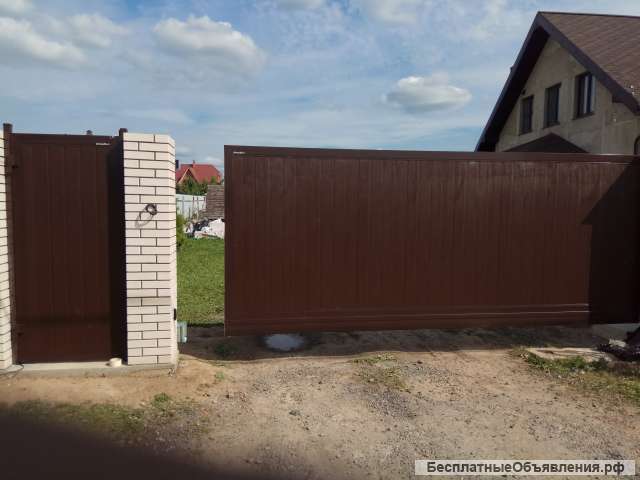 Ворота откатные, распашные, секционные Автоматика