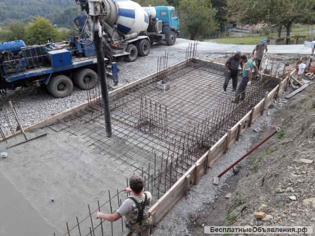 Бетонные работы любой сложности