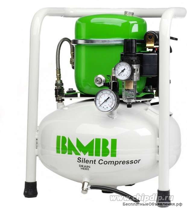 Бесшумный масляный компрессор Bambi BB24V
