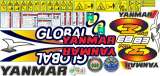 Комплекты наклеек для экскаваторов Yanmar серий B, YB, ViO