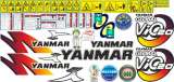 Комплекты наклеек для экскаваторов Yanmar серий B, YB, ViO
