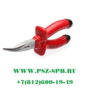 Длинногубцы изогнутые 160мм диэлектрические серии ЭКСПЕРТ