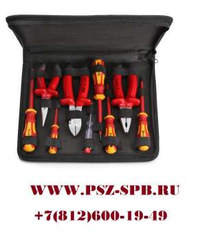 Набор диэлектрического инструмента электрика, 9 предметов, серия «ЭКСПЕРТ»