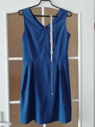 Платье синее