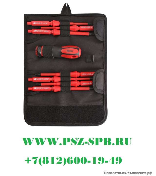 Набор диэлектрических отверток, 7 штук - НИО-1107