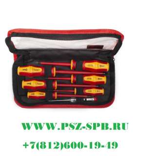 Набор диэлектрических отверток VDE, с профилями шлиц и позидрив, 7 шт., серия «ПРОФИ»