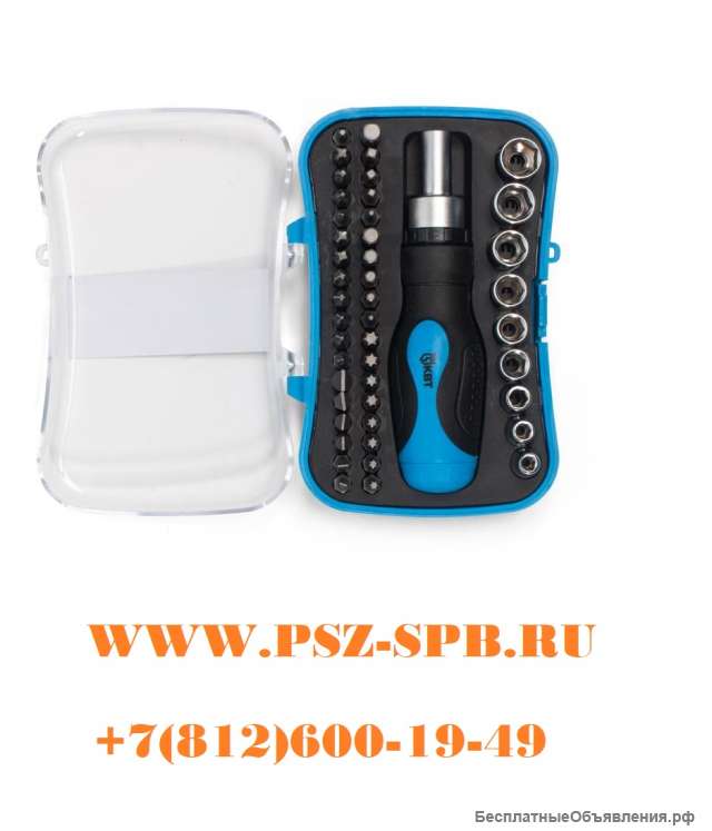 Отвертка реверсивная с битами серии МАСТЕР- НБ-46 Новинка