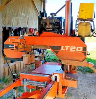 Передвижная дизельная ленточная пилорама «Wood-Mizer LT20» с гидравликой, максимальной комплектации