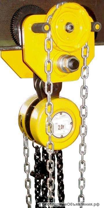 Тали ручные, цепные, червячные