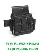 Сумка кожаная поясная без ремня, с 4 отделениями, премиум-серия «DEAD BULL»