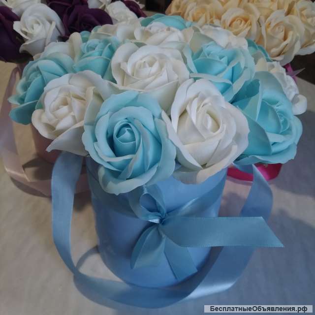 Букеты из мыльных роз в наличии Самара