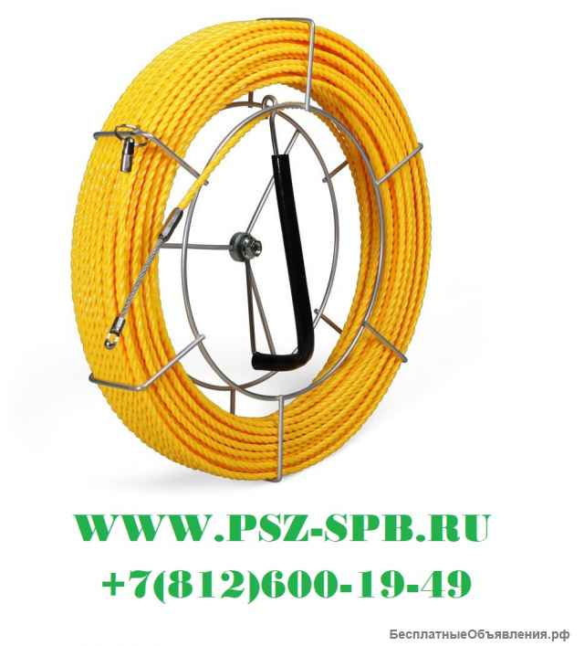 Протяжка из плетеного полиэстера со сменными наконечниками- PET-1-4.7