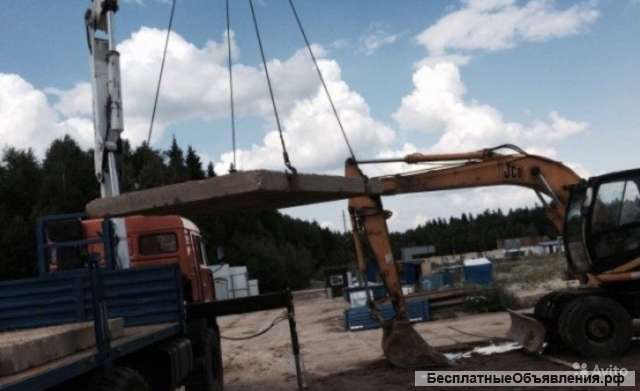 Демонтаж дорожных плит