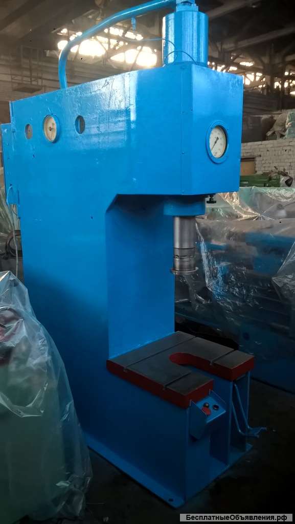 Пресс гидравлический одностоечный П6326 усилие 40т