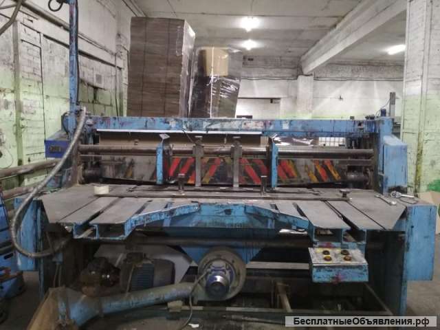 Станок ротационной высечки с одним цветом печати