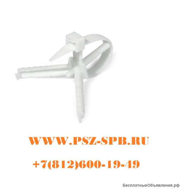 Стяжки крепежные с дюбелем- КСД