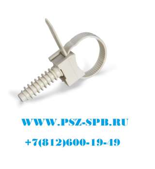 Кабельные стяжки с площадкой под дюбель- КСП