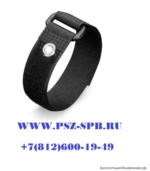 Кабельные стяжки Велькро с центральным монтажным отверстием - КСВ-О