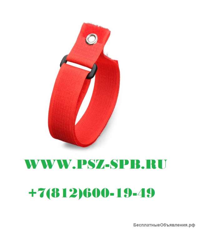 Кабельные стяжки Велькро со смещенным монтажным отверстием под винт - КСВ-СО