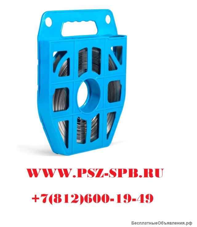 Лента монтажная из нержавеющей стали в пластиковой кассете-ЛКС (201)