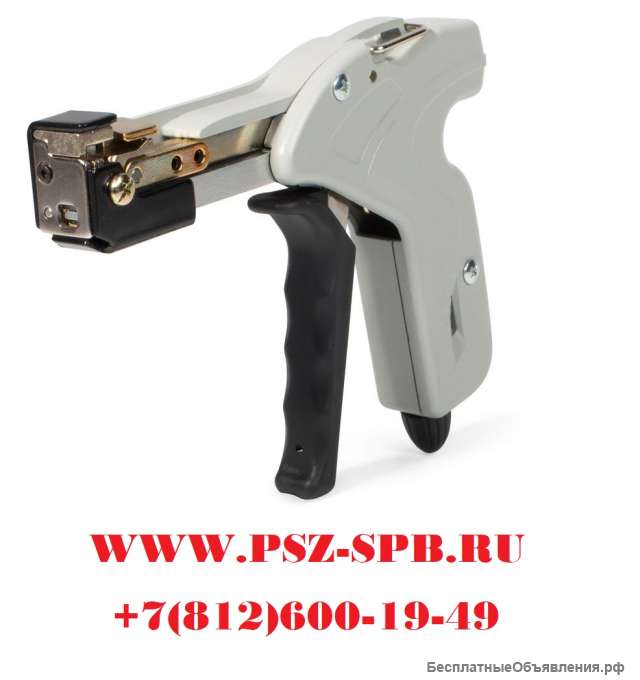 Инструмент для монтажа стальных стяжек с регулятором усилия затяжки и автоматической обрезкой