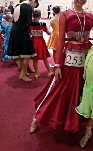 Платье стандарт для бальных танцев