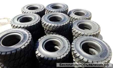 Шины цельнолитые EKKA, IST на погрузчики