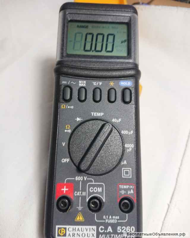 Мультиметр "Chauvin Arnoux C.A 5260"- Франция