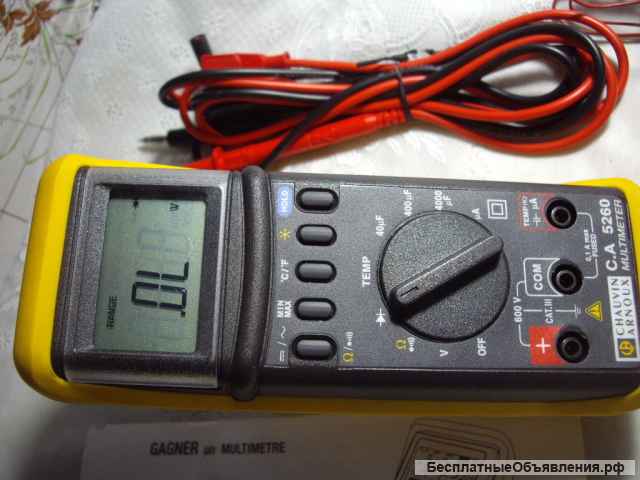 Мультиметр "Chauvin Arnoux C.A 5260"- Франция