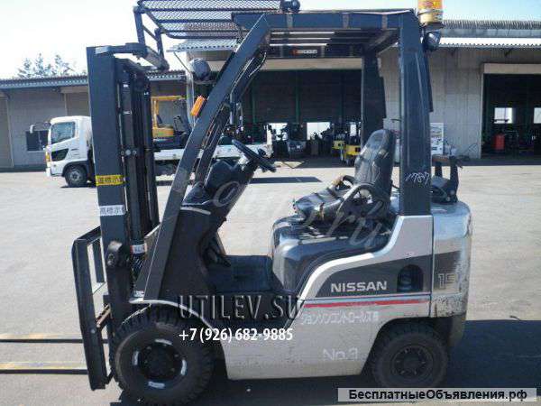 Погрузчик вилочный бензин NISSAN P1F1A15D 003168