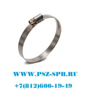 Хомуты червячные из нержавеющей стали-PL-12/W2