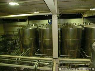 Емкости нержавеющие, объем 50 куб.м.